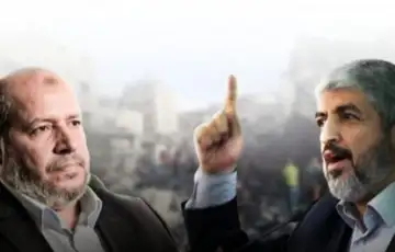 Khaled Meshaal i Khalil al Hayya