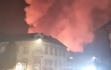 Velika Kladusa se zapalio objekat Saniteksa