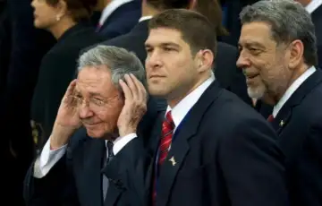 Raul Guillermo Rodriguez Castro sa svojim djedom