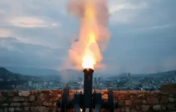 Pucanj topa sa Zute tabije u Sarajevu etto ba