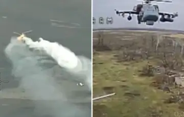 Ukrajina 03 Pogledajte nevjerovatan snimak obaranja helikoptera dronom