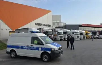 Prijevoznici se okupili i na Granicnom prijelazu Gradiska