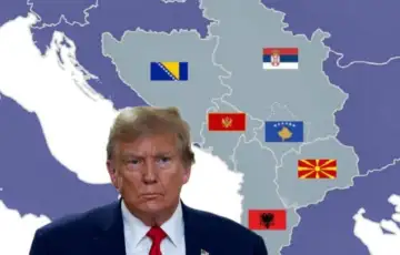 Donal Trump i mapa Balkana