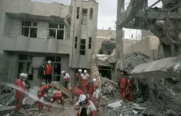 Iran 03 Pogodena zgrada foto Radio News Hub