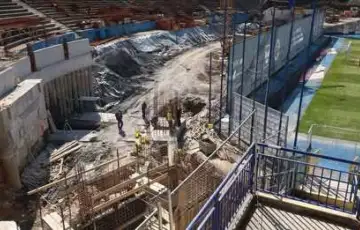 Stadion Grbavica izgradnja juzna tribine