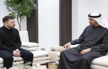 Mohammed bin Zayed Al Nahyan Volodimir Zelenski