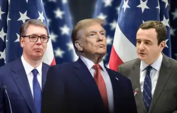 Albin Kurti Aleksandar Vucic Donald Tramp