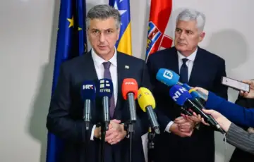 Andrej Plenković i covic Mostar/ x