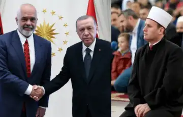 Rama Erdogan i predsjednik Albanske muslimanske zajednice