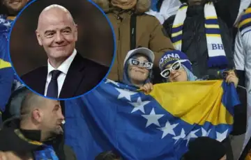 Gianni Infantino navijaci bih zmajevi