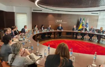 Bakir Izetbegovic sda i eu delegacija