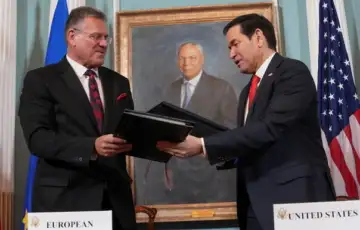 Marco Rubio i Maroš Šefčovič eu