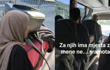 Marsela Sukic Ulcinj  Sarajevo Putnica tvrdi da joj je zabranjeno sjesti naprijed zbog marame