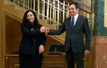 Vjosa Osmani Albin Kurti