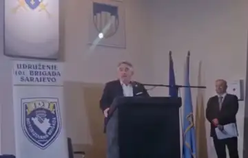 Komsic obiljezavanje 101. korpusa armije rbih