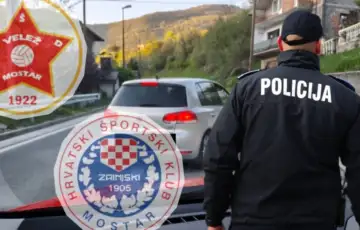 Prozor napad na velezove navijace