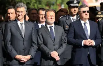 Zoran Milanovic Andrej Plenkovic zajedno na obilježavanju 31. godišnjice Bljesk 2026