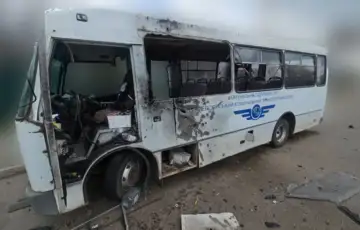Ukrajina autobus ruski napad