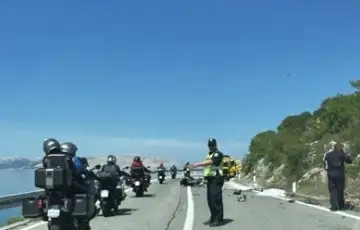 Jadranska magistrala motociklista rača
