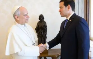 Marco Rubio i Papa Lav XIV