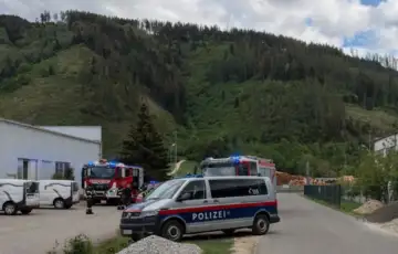 Austrija Leoben gradiliste policija eksplozija