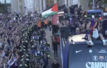 Lamine yamal barcelona zastava palestina