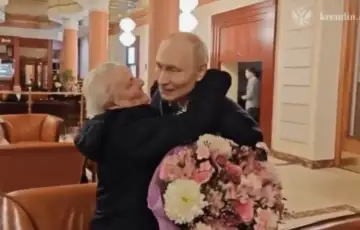 Putin i uciteljica