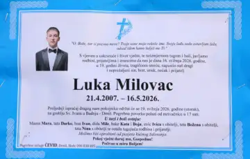 luka milovac sahrana