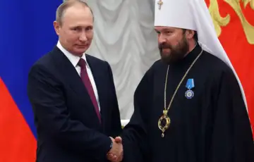 Vladimir Putin i Metropolit Hilarion