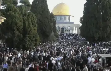 Jurusalem al aksa bajram namaz