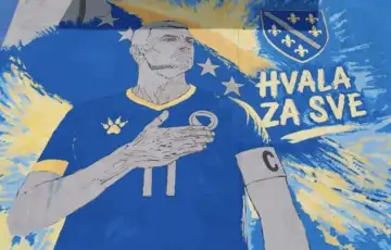 edin dzeko mural breza