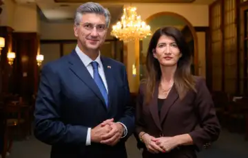 Andrej Plenković i Darijana Filipovic/