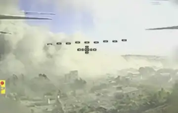 hezbollah dron snimak napada