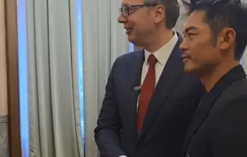 Vucic i Lin Dan