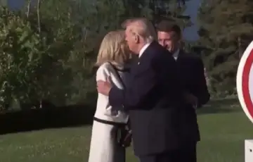 Trump i Brigitte