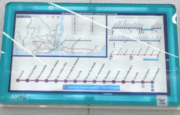 Istanbul metro mapa