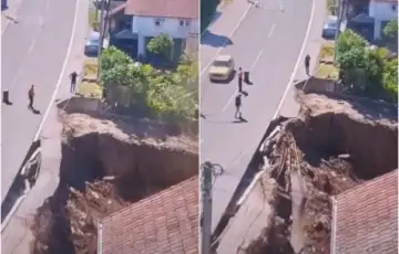 Srbija Subotica Mladenovac obrusavanje puta
