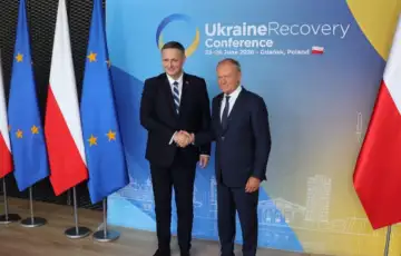 Denis Becirovic i Donald tusk