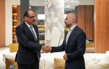 Ibrahim Kalin i Bafel Jalal Talabani 1