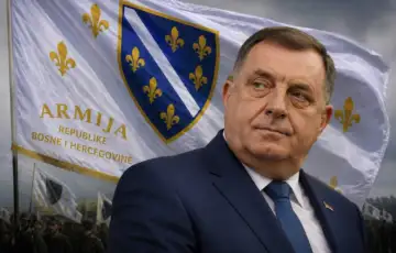 Milorad Dodik ARBiH zastava ljiljan