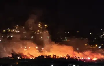 Mostar požar  Industrijska zona Bišće Polje