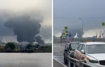 Ukrajina žestoko napala ruska naftna postrojenja na Baltičkom moru 07
