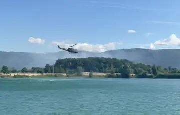 Pozar helikopter