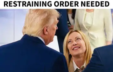 Donald Trump giorgia meloni
