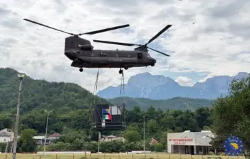 eufor i gsss helikopter prenj bivak