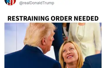 Trump i meloni objava na truth social