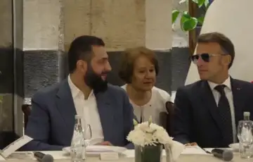 Emmanuel Macron Ahmed al Sharaa
