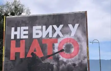 Istocno Sarajevo bilbord ‘ne bih u nato’