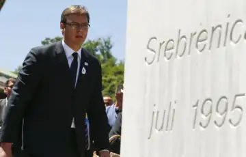 Aleksandar Vucic Srebrenica