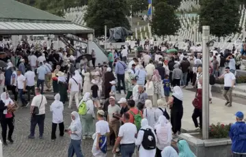 Potočari srebrenica dzenaza 2026 kiša